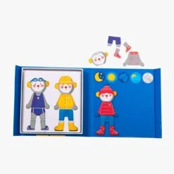 Moulin Roty Jeu Magnétique Je M'habille -Moulin Roty 661365 5 gris