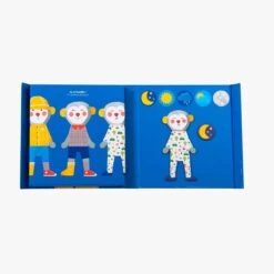 Moulin Roty Jeu Magnétique Je M'habille -Moulin Roty 661365 7 gris