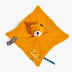 Moulin Roty Doudou à Broder Chat Moutarde Lulu