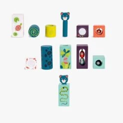 Moulin Roty Cubes D'activités -Moulin Roty 668101 3 gris