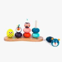 Moulin Roty Animaux à Empiler -Moulin Roty 668379 4 gris