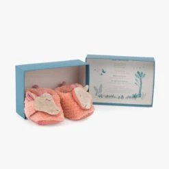 Moulin Roty Chaussons Bébé Girafe -Moulin Roty 669012 2 gris