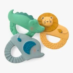 Moulin Roty Anneau De Dentition Lion -Moulin Roty 669371 372 373 gris