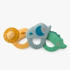 Moulin Roty Anneau De Dentition Eléphant -Moulin Roty 669371 669372 669373 gris 1