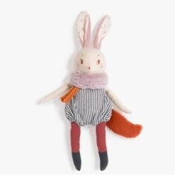 Moulin Roty Peluche Grand Lapin Plume