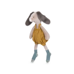 Moulin Roty Peluche Lapin Ocre -Moulin Roty Peluche Lapin ocre Trois petits lapins Moulin Roty 3 1