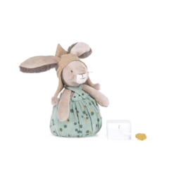 Moulin Roty Lapin Musical -Moulin Roty Peluche musicale Lapin Trois petits lapins Moulin Roty 1 1
