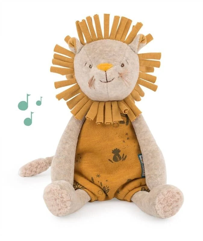 Moulin Roty Peluche Musicale Lion 4 Moulin Roty Peluche Musicale Lion – Image 2