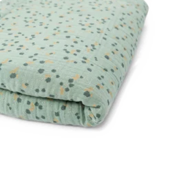 Moulin Roty Plaid Sauge -Moulin Roty Plaid sauge Trois petits lapins Moulin Roty 2 1