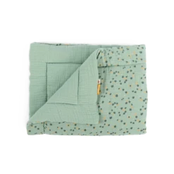 Moulin Roty Plaid Sauge -Moulin Roty Plaid sauge Trois petits lapins Moulin Roty 5 1