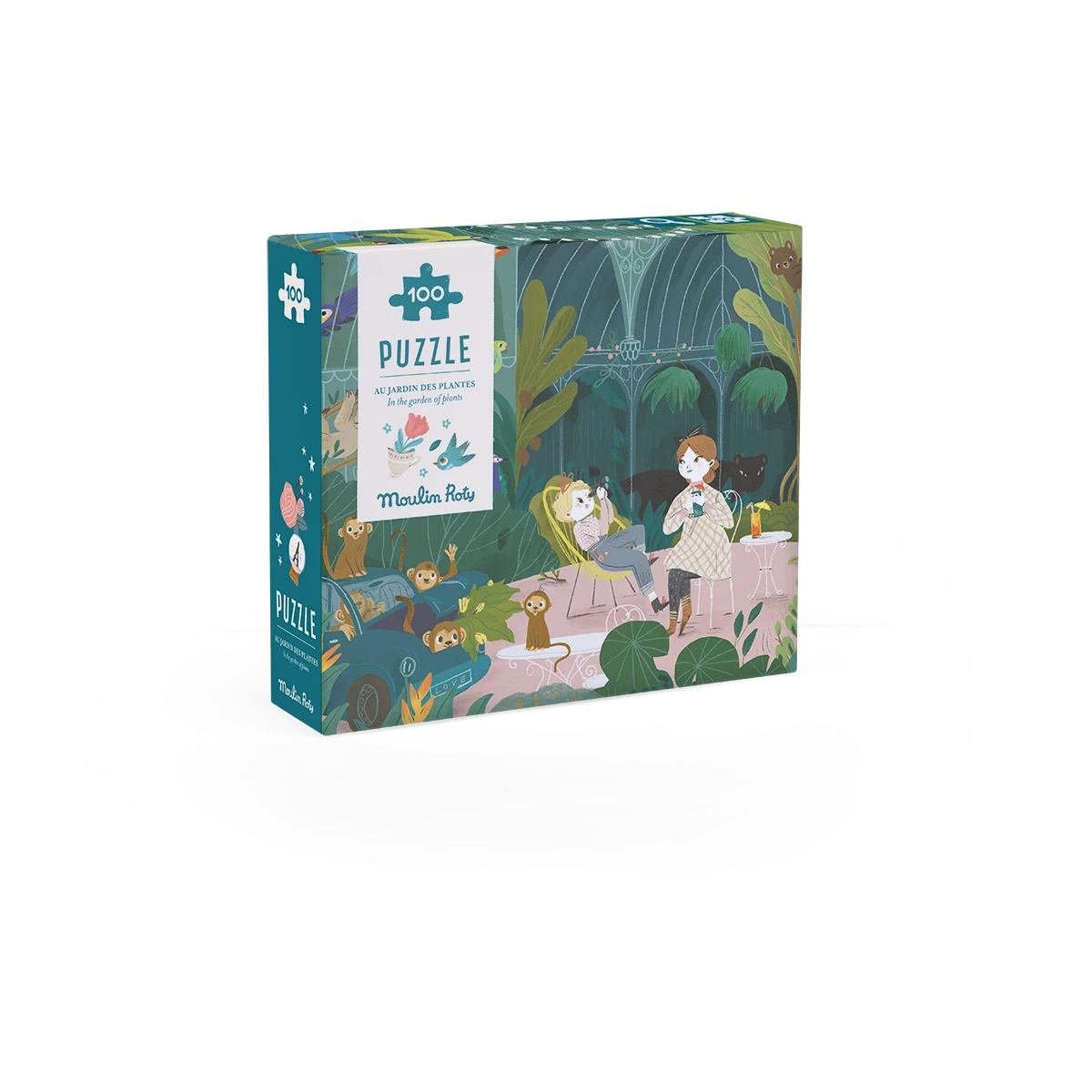 Moulin Roty Puzzle Au Jardin Des Plantes 100 Pcs