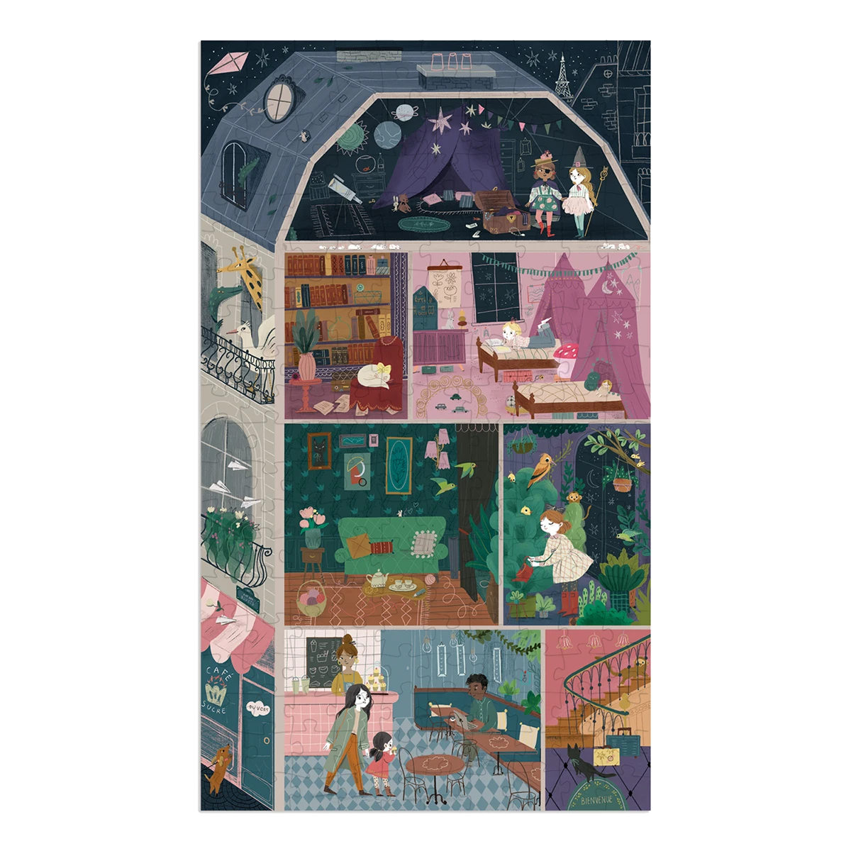 Moulin Roty Puzzle L'hôtel Particulier 200 Pcs – Image 2