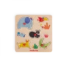 Moulin Roty Puzzle Encastrable En Bois 5 Animaux -Moulin Roty Puzzle encastrable en bois 5 animaux Les Toupitis Moulin Roty
