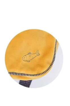 Moulin Roty Sac à Dos à Broder Chat Moutarde Lulu -Moulin Roty Sac a dos a broder chat moutarde Lulu Les Moustaches Moulin Roty 1