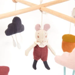 Mobile Musical Croisillon MOULIN ROTY Apres La Pluie -Moulin Roty alp mobile musical croisillon 2