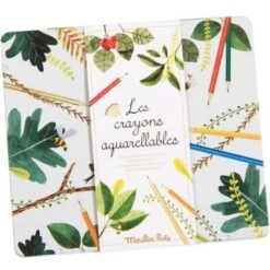 Moulin Roty Boîte De 24 Crayons Aquarellables