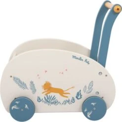 Moulin Roty Chariot De Marche Lion Sous Mon Baobab -Moulin Roty chariot de marche lion sous mon baobab 3