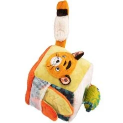 Moulin Roty Cube D'activités En Tissu Dans La Jungle