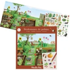 Moulin Roty Décalcomanies Du Jardinier Le Jardin Du Moulin -Moulin Roty decalcomanies du jardinier le jardin du moulin 4