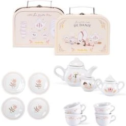 Moulin Roty Dînette Service à Thé En Porcelaine La Petite école De Danse -Moulin Roty dinette service a the en porcelaine la petite ecole de danse 4
