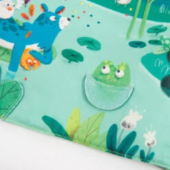 Grand Livre D'activités En Tissu MOULIN ROTY Dans La Jungle -Moulin Roty dlj grand livre tissu activites 6