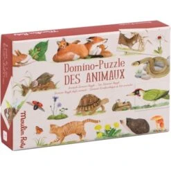 Moulin Roty Domino-puzzle Des Animaux