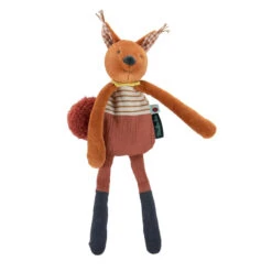 Doudou-hochet écureuil MOULIN ROTY Pomme Des Bois
