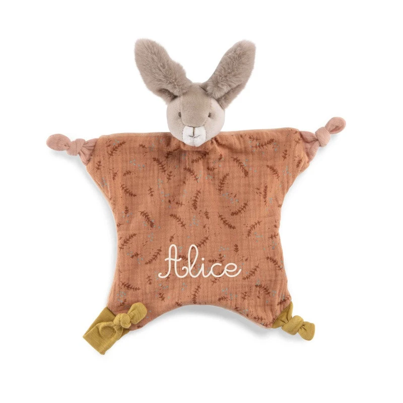 Doudou Lapin Argile MOULIN ROTY Trois Petits Lapins 7 Doudou Lapin Argile MOULIN ROTY Trois Petits Lapins – Image 5
