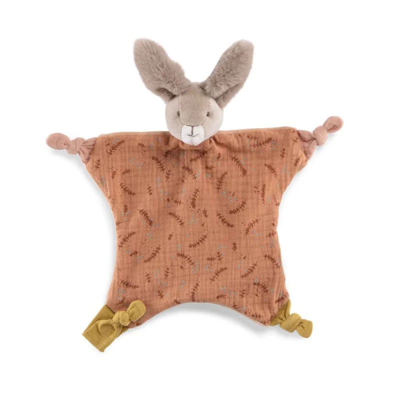 Doudou Lapin Argile MOULIN ROTY Trois Petits Lapins 3 Doudou Lapin Argile MOULIN ROTY Trois Petits Lapins