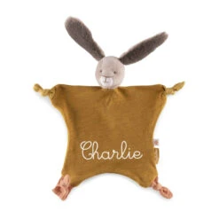 Doudou Lapin Ocre MOULIN ROTY Trois Petits Lapins -Moulin Roty doudou lapin ocre moulin roty trois petits lapins 4