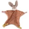 Moulin Roty Doudou Plat Lapin Argile Trois Petits Lapins (personnalisable) -Moulin Roty doudou plat lapin argile trois petits lapins personnalisable