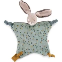 Moulin Roty Doudou Plat Lapin Sauge Trois Petits Lapins