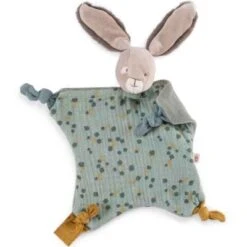 Moulin Roty Doudou Plat Lapin Sauge Trois Petits Lapins -Moulin Roty doudou plat lapin sauge trois petits lapins 3