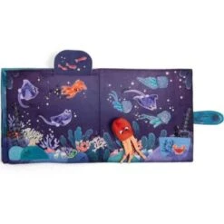 Moulin Roty Grand Livre D'activités En Tissu Les Aventures De Paulie -Moulin Roty grand livre d activites en tissu les aventures de paulie 4