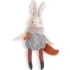 Moulin Roty Grande Peluche Plume Le Lapin Après La Pluie (44 Cm) -Moulin Roty grande peluche plume le lapin apres la pluie 44 cm