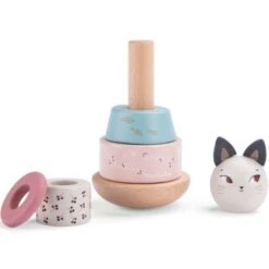 Moulin Roty Jeu à Empiler Chat Après La Pluie (6 Pièces) -Moulin Roty jeu a empiler chat apres la pluie 6 pieces 3