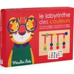 Moulin Roty Jeu En Bois Labyrinthe Des Couleurs