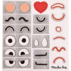 Moulin Roty Jeu Magnétique Des Expressions Les Popipop -Moulin Roty jeu magnetique des expressions les popipop 2