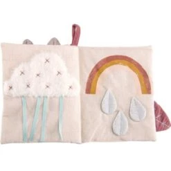 Moulin Roty Livre D'activités En Tissu Après La Pluie -Moulin Roty livre d activites en tissu apres la pluie 3