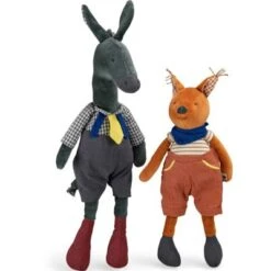 Moulin Roty Peluche Anatole L'âne Pomme Des Bois (49 Cm) -Moulin Roty peluche anatole l ane pomme des bois 49 cm 4