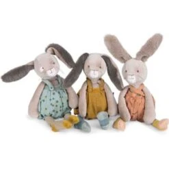 Moulin Roty Peluche Lapin Ocre Trois Petits Lapins (38 Cm) -Moulin Roty peluche lapin ocre trois petits lapins 38 cm 6