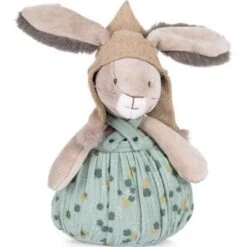 Moulin Roty Peluche Musicale Lapin Trois Petits Lapins (23 Cm)