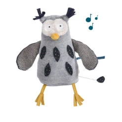 Peluche Musicale "Monsieur Hibou" MOULIN ROTY Les Moustaches