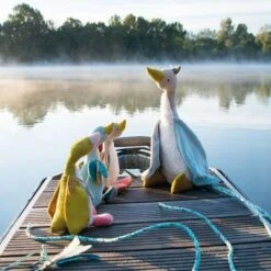 Moulin Roty Peluche Petite Oie Bleue Plumette Le Voyage D'Olga (23 Cm) -Moulin Roty peluche petite oie bleue plumette le voyage d olga 23 cm 5