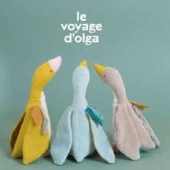 Moulin Roty Peluche Petite Oie Jaune Bambou Le Voyage D'Olga (23 Cm) -Moulin Roty peluche petite oie jaune bambou le voyage d olga 23 cm 8