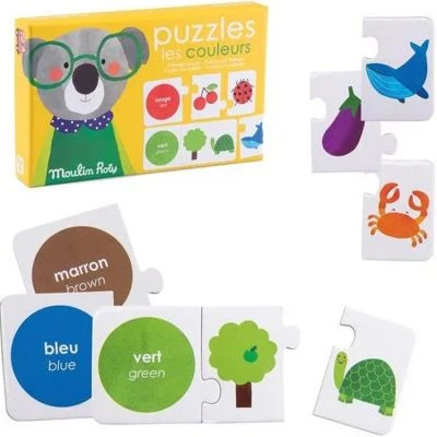 Moulin Roty Petits Puzzles Les Couleurs 5 Moulin Roty Petits Puzzles Les Couleurs – Image 3