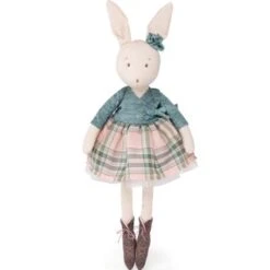 Moulin Roty Poupée Souple Lapin Victorine La Petite école De Danse (40 Cm)