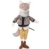 Moulin Roty Poupée Souple Renard Justin La Petite école De Danse (40 Cm) -Moulin Roty poupee souple renard justin la petite ecole de danse 40 cm