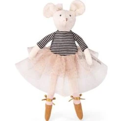 Moulin Roty Poupée Souple Souris Suzie La Petite école De Danse (26 Cm)