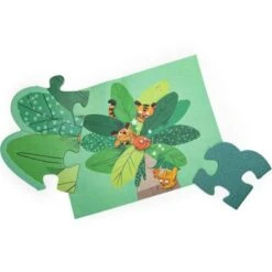 Moulin Roty Puzzle Palmier Dans La Jungle (36 Pièces)